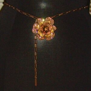 ENTRA Fashion Rhinestone Chain Belt (Italy)